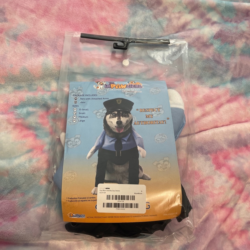 Dog police costume S